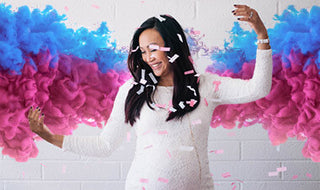 Gender Reveal Smoke Bombs - Pink or Blue