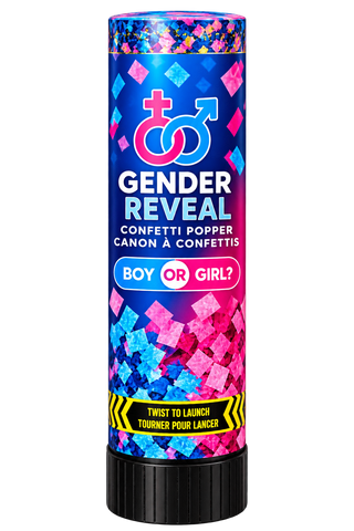 Gender Reveal Party Popper | Confetti