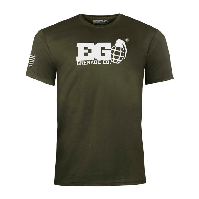 EG Classic T-Shirt White Logo (Front): Canada