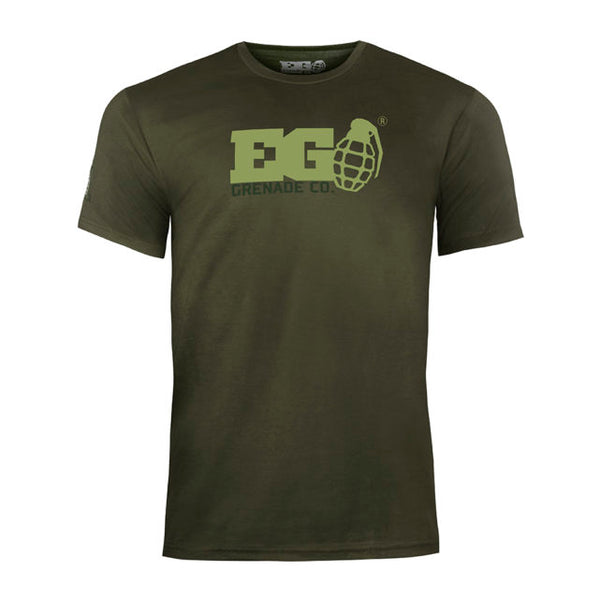 EG Classic T-Short Green Logo (Front): Canada