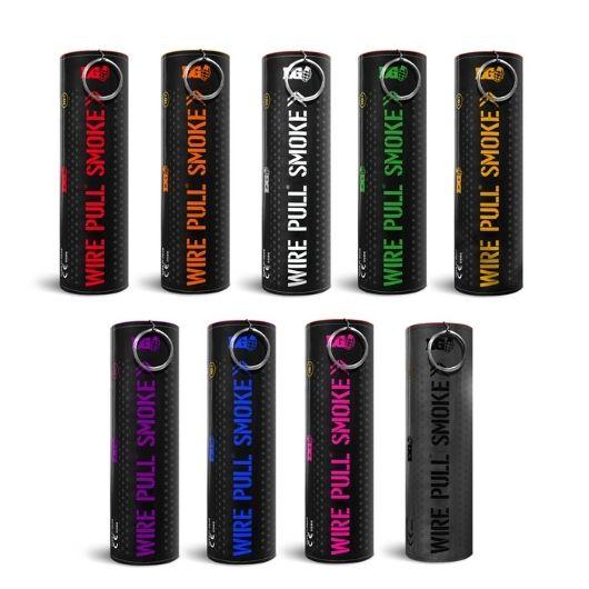 WP40 Wire Pull® Smoke Grenade Multicolour 9-Pack