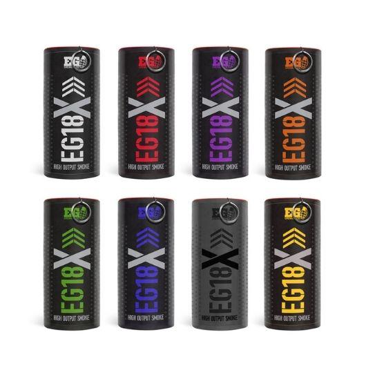 EG18X: Wire Pull® Smoke Grenade Multicolour 8-Pack